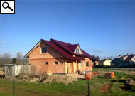 Novostavba – rodinný dům v PRAZE – místní část RADOTÍN - hrubá stavba